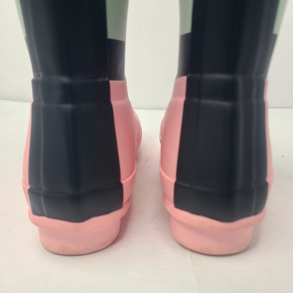 Hunter Women's Size 8 Original Tall Inside Out Rain Boots Color Block - Picture 9 of 11